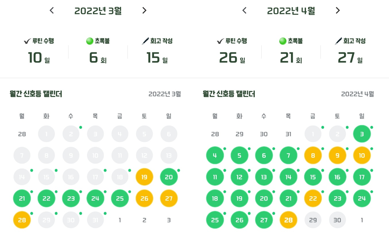 루틴 월간 통계